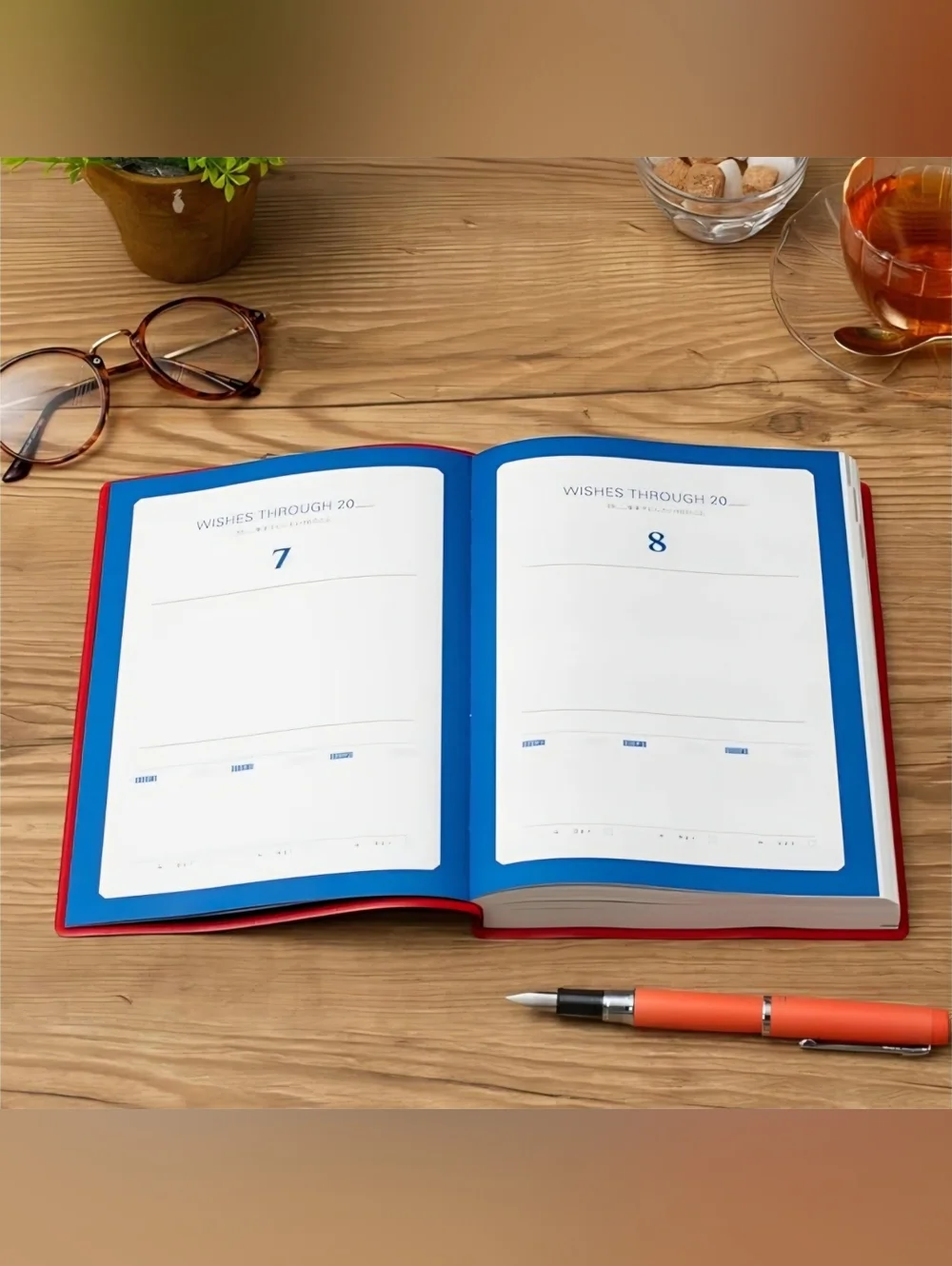 MARK'STYLE 3 Year Undated Mindful Diary - Goal Tracker, Memory & Photo Pages